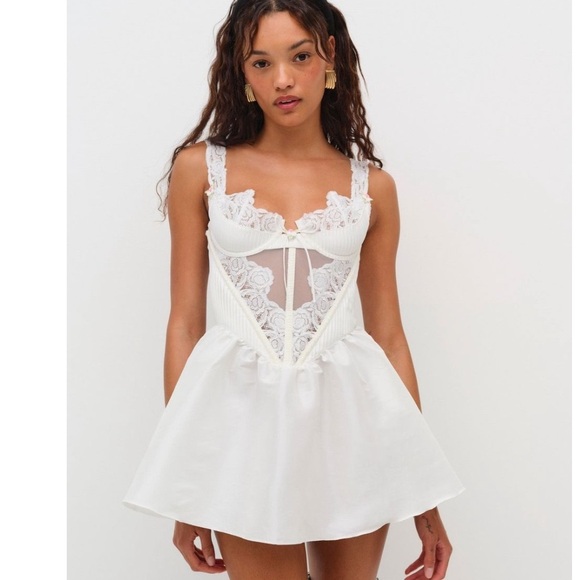 For Love and Lemons Isabella Slip Dress Size XL - Picture 1 of 11
